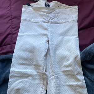 2 Pairs of cropped skinny dress pants for $20